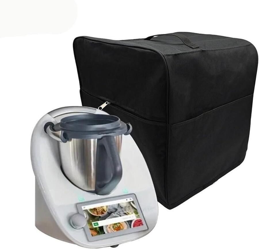 Blenderhoes Apparaathoes Keukenmachine Keuken Organiseren Dubbellaags Waterdicht 34 x 34 x 34 cm Zwart