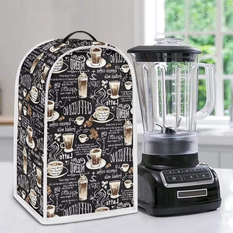 Blenderhoes Keukenmachine Cover Keuken Organiseren Spatbestendig Materiaal 24 x 185 x 405 cm Koffie