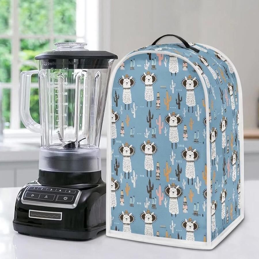 Blenderhoes met Handvat Apparaathoes Mixer Keuken Organisatie Spatbestendig Polyester 24 x 18.5 x 40.5 cm