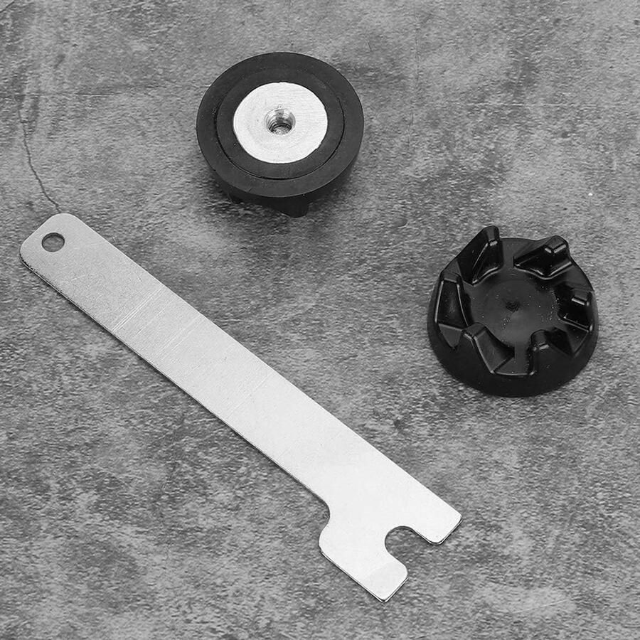 Blenderkoppeling Vervangend onderdeel Blender reparatie Schroefdraad ontwerp 53 gram Zwart