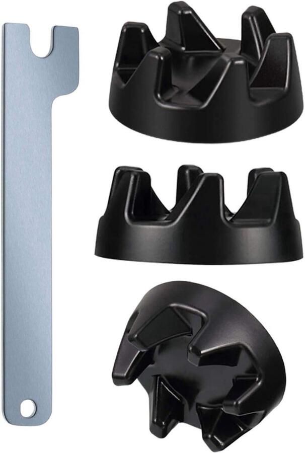 Blenderkoppeling Vervangingsset Reserveonderdeel Mixer Keukenapparatuur Reparatie Duurzaam PP Materiaal 36mm Buitendiameter Zwart