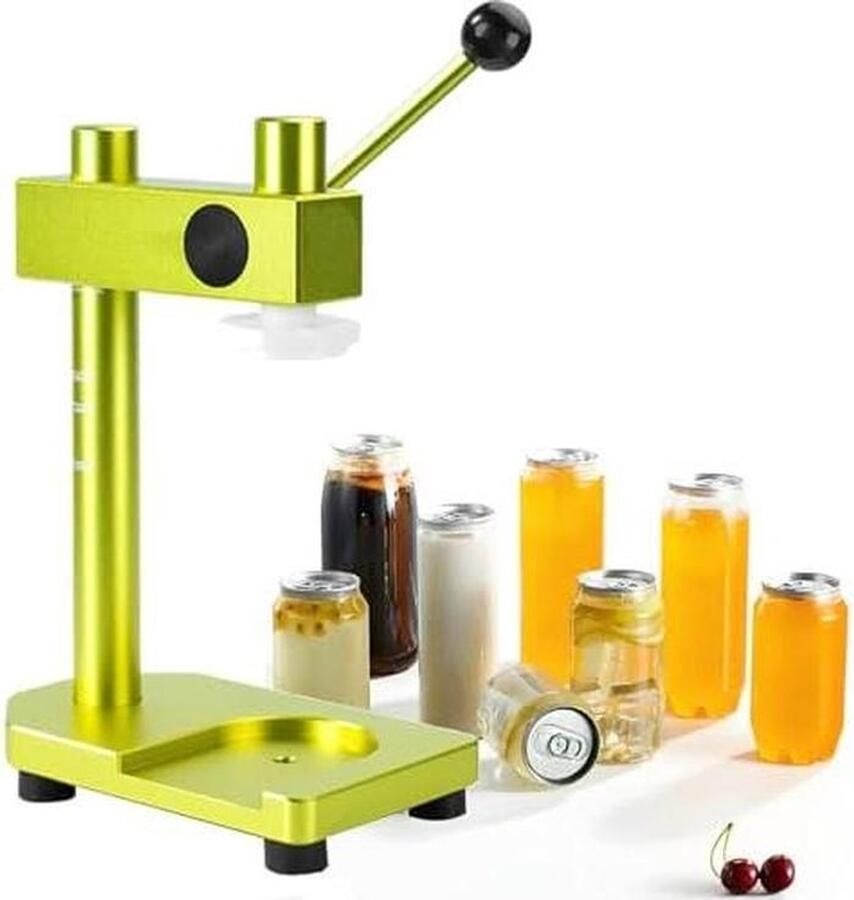 Bliksealer Dekselsluiting apparaat Voedsel conserveren Instelbare hoogtefunctie 250-700 ml Groen