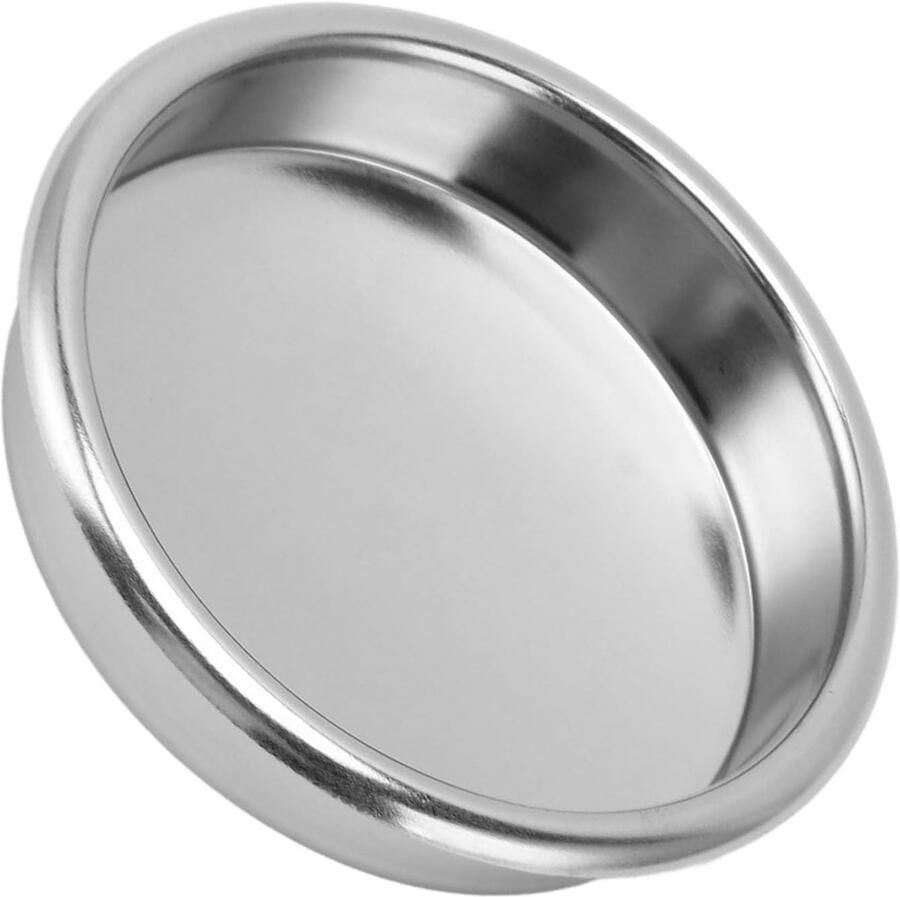 Blindfilter blindzeef 58 mm roestvrij staal espressomachine blindfilter metalen blindfilter mand voor halfautomatisch koffiezetapparaat 60 x 17 x 58 mm