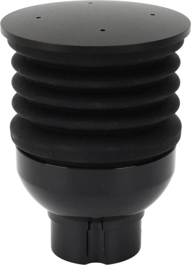 Blowing Bean Bin Handdruk Koffiemolen Enkele Dosis Hopper met Siliconen Balg Reinigingsgereedschap Universeel Aluminiumlegering voor Eureka Mignon (zwart)