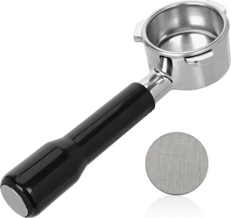 Bodemloze Portafilter 54mm Roestvrij Staal Afneembare Filtermand Plastic Handvat Vervangend Onderdeel Breville 8-Serie Espressomachines Coffee Portafilter