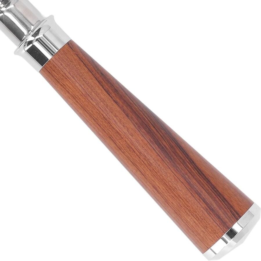 Bodemloze Portafilter Koffie Handvat Espresso Zetten Verbeterde Extractie 51 Mm Zilver