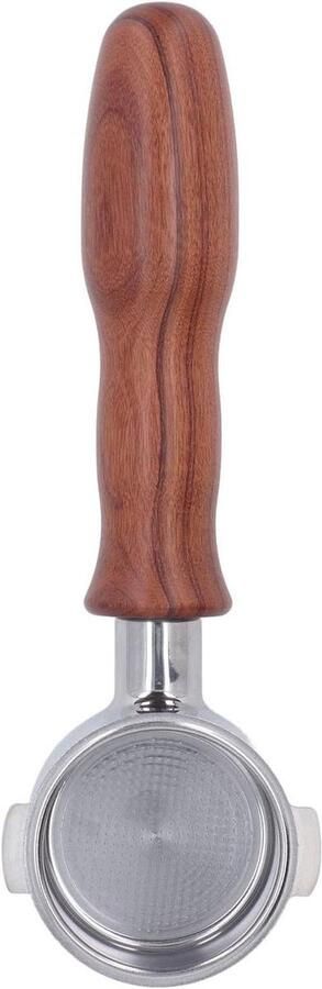 Bodemloze Portafilter Koffiefilterhouder Espresso Handvat Koffie Extraheren Zichtbare Extractie 51 mm Zilver