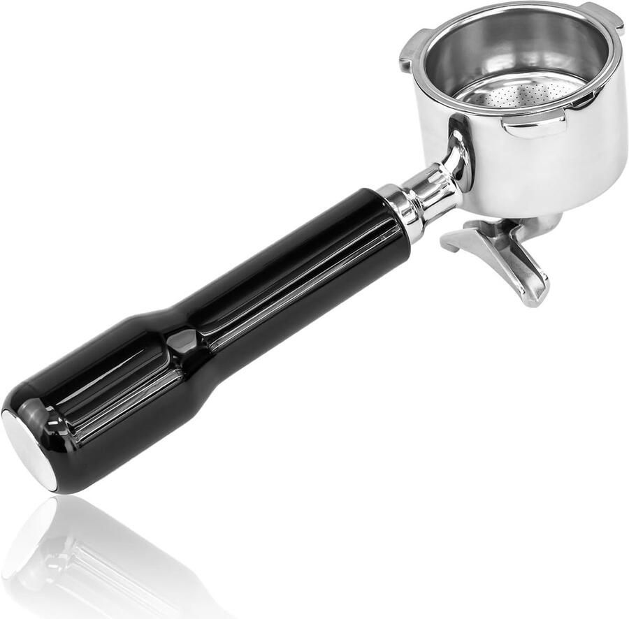 Bodemloze zeefhouder voor espresso 51 mm ideaal voor barista's en koffieliefhebbers