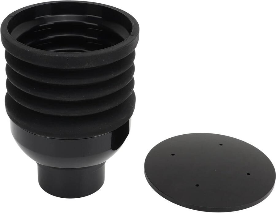 Bonenbak Reiniger Koffiemolen Borstel Koffie Bereiding Herbruikbaar Aluminium Compact Formaat Zwart