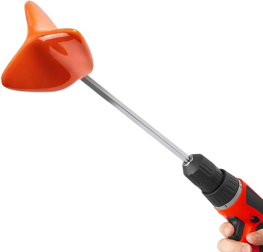 Boor Mixer Opzetstuk Roerder Hulpmiddel Mortel Mengen Duurzaam Ontwerp 28 cm Enkel