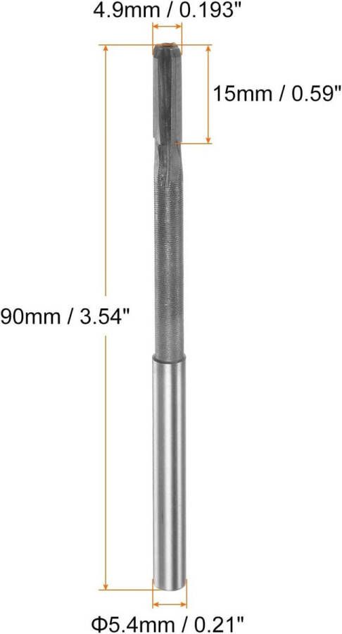 Boorkop 4 9 mm H7 C1 K30 Carbide Tip Precisie Rechte Fluit Ronde Staaf Machine Frezen Snijmachine Metaalbewerking Tools