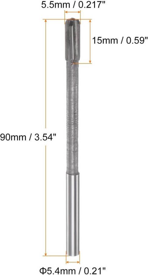Boorkop 5 mm H7 C1 K30 Carbide Tip Precisie Rechte Fluit Ronde Staaf Machine Frezen Snijmachine met Standtijd Metaalbewerking Gereedschap Hoge Kwaliteit