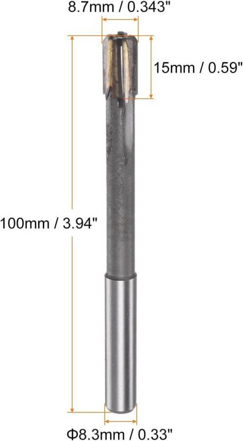 Boorkop 8 7 mm H7 C1 K30 met Carbide Tip voor Precisie Frezen Snijmachine