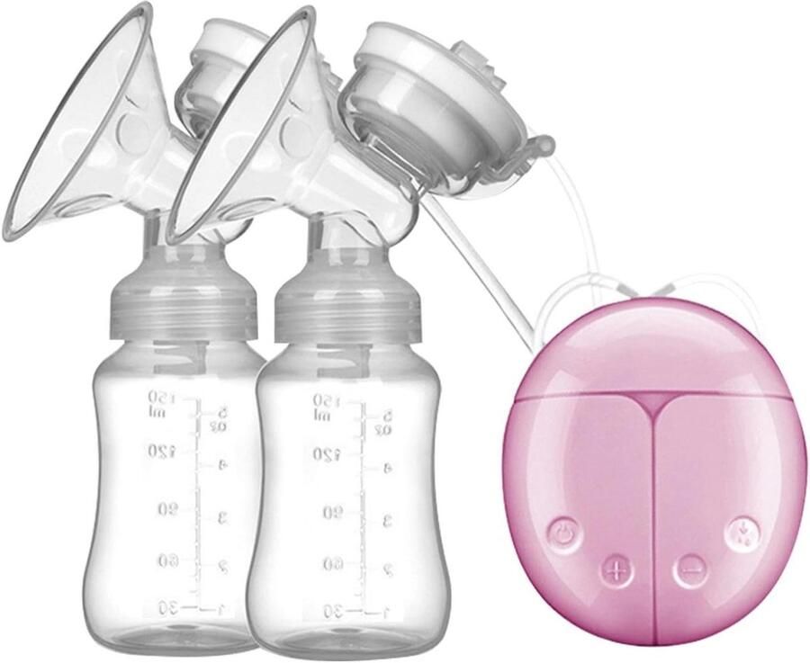 Borstkolf Elektrisch Elektrische Borstkolf Dubbele borstkolf Sterke zuigkracht Elektrische borstvoedingspomp Handsfree draagbare melkpomp Accessoires voor borstvoeding met laag