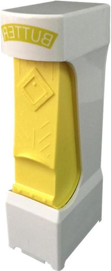 Boter Kaas Snijder Keuken Tool Uniforme Plakjes Drukknop Bediening 21x8 cm Wit
