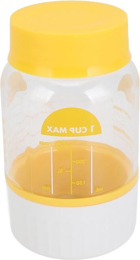 Boter Maker Cup Zelfgemaakte Boter Thuis Koken Ingebouwde Zeef 14 x 8 x 8 cm Wit