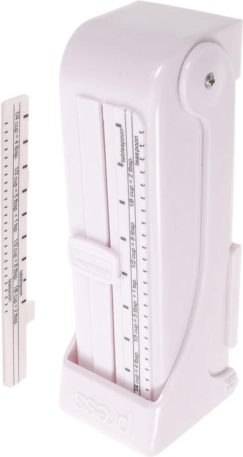 Botersnijder Kaasdispenser Boterhouder Nauwkeurig Bakken Verstelbare Dikte 16 cm Wit