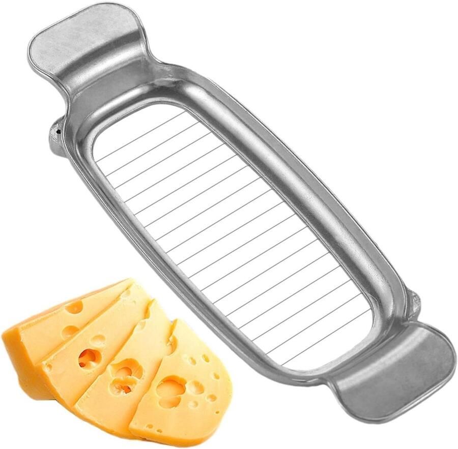Botersnijder Kaassnijder Keuken Hulp Roestvrij Staal 19.5 cm Zilver