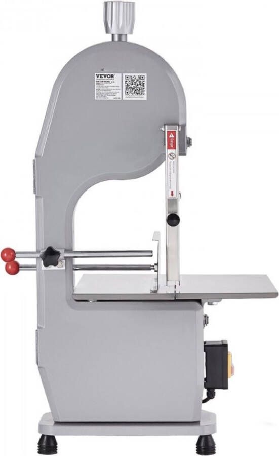 Bottenzaagmachine 1500W 300kg u Elektrische Bottensnijmachine 490x380mm Bottensnijmachine 4-200mm Snijdikte Gastro Vleeszaag Commerciële Bottenzaag Vleesbandzaag