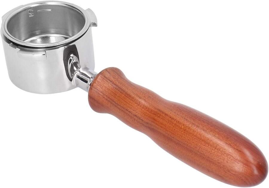 Bottomless filterhouder 51mm voor espresso roestvrijstalen portafilter en drukloze filter voor thuisgebruik espresso machines