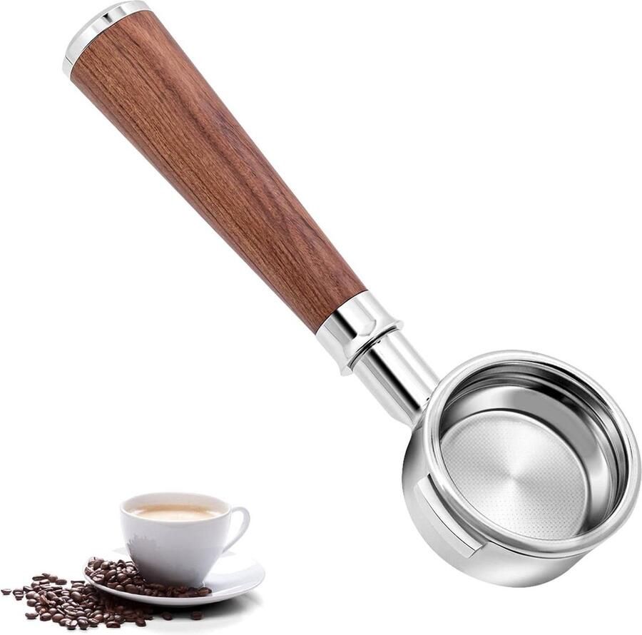 Bottomless Portafilter for FAEMA E61 Expobar E61 Stainless Steel Basket Included Espresso Accessories