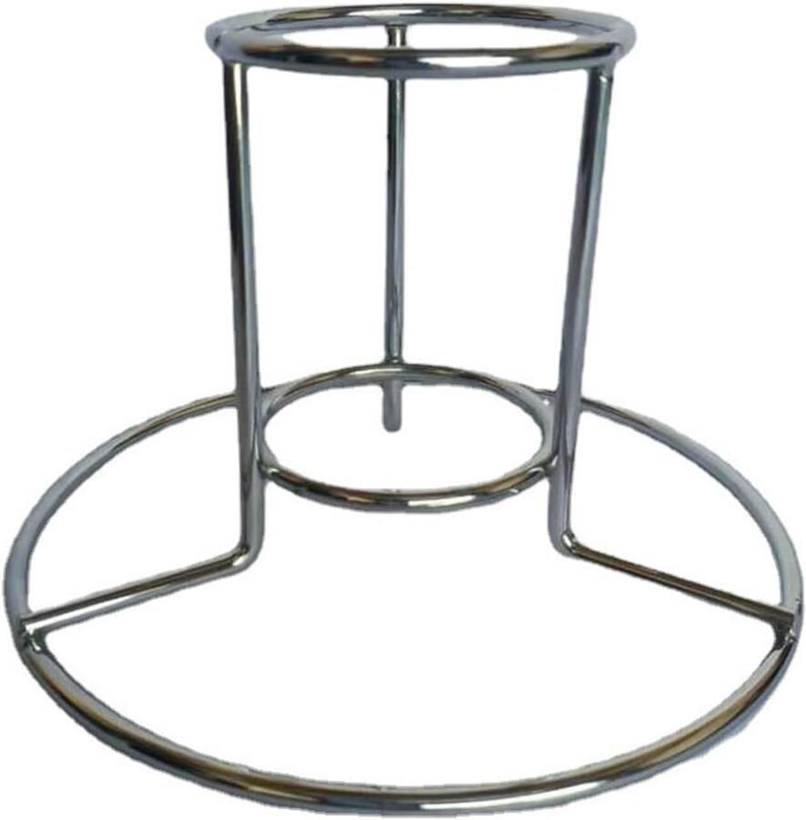 Braadkip Standaard Kiphouder Oven Gelijkmatig Grillen Verbeterde Stabiliteit 175 cm Diameter Zilver
