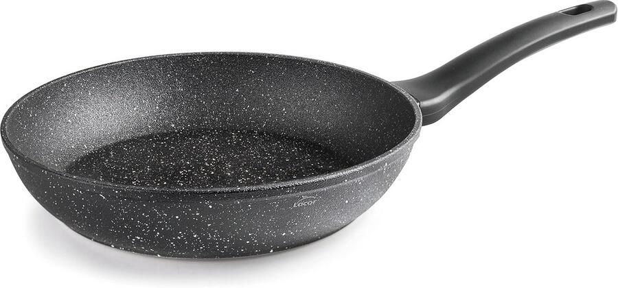 Braadpan 20 cm met Diffuusbodem voor Inductie – Antiaanbaklaag Binnen en Buiten – Ergonomische Handgreep – Milieuvriendelijk