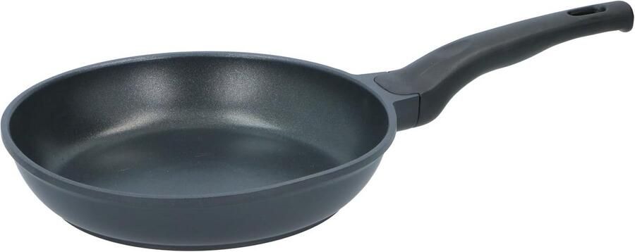Braadpan 24 cm Zwart Geschikt voor Inductie en Alle Warmtebronnen