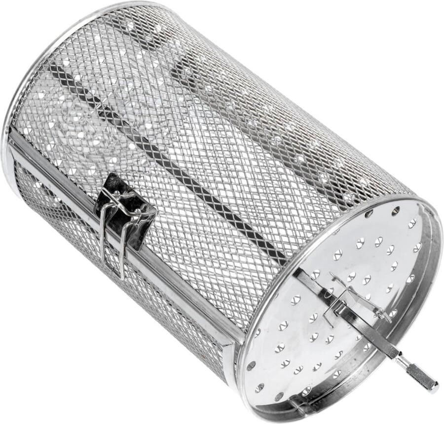 Braadpan Airfryer Rek Grillaccessoires Bakrek Voedsel Gelijkmatig Grillen Roterend Ontwerp 18 x 12 x 12 cm - Foto 1