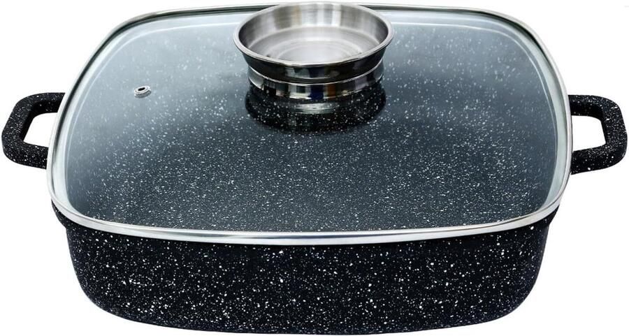 Braadpan Aluminium Gietpan Schmorbräter Langzaam Garen Energiebesparend Ø 28 cm Natura