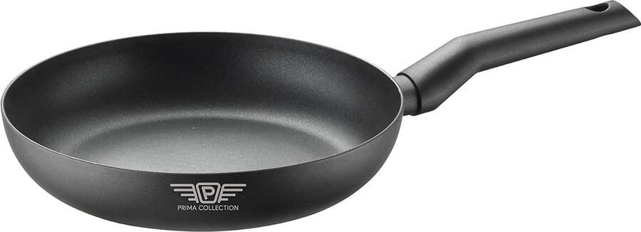 Braadpan Aluminium Koekenpan Koopman Dagelijks Koken Krasbestendige Antiaanbaklaag 24 cm Zwart