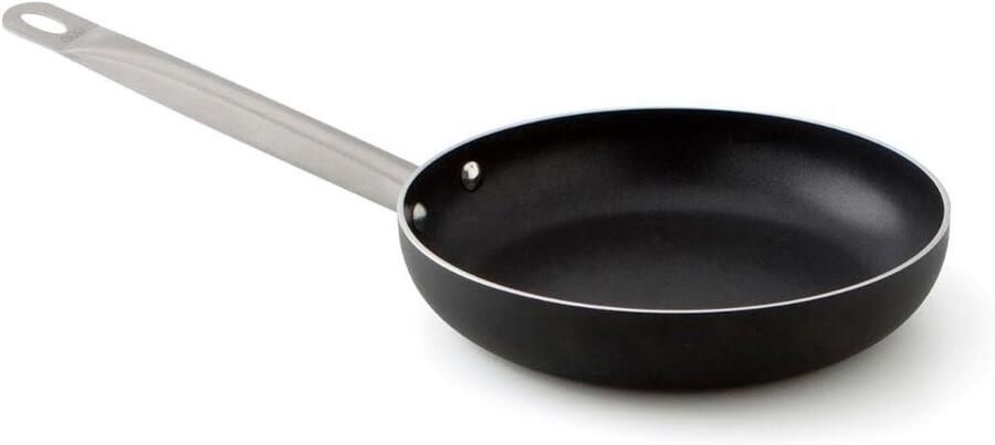 Braadpan Aluminium Kookpan Aluminium Koken en Bakken Tweelaagse Antiaanbaklaag 26 cm Zwart