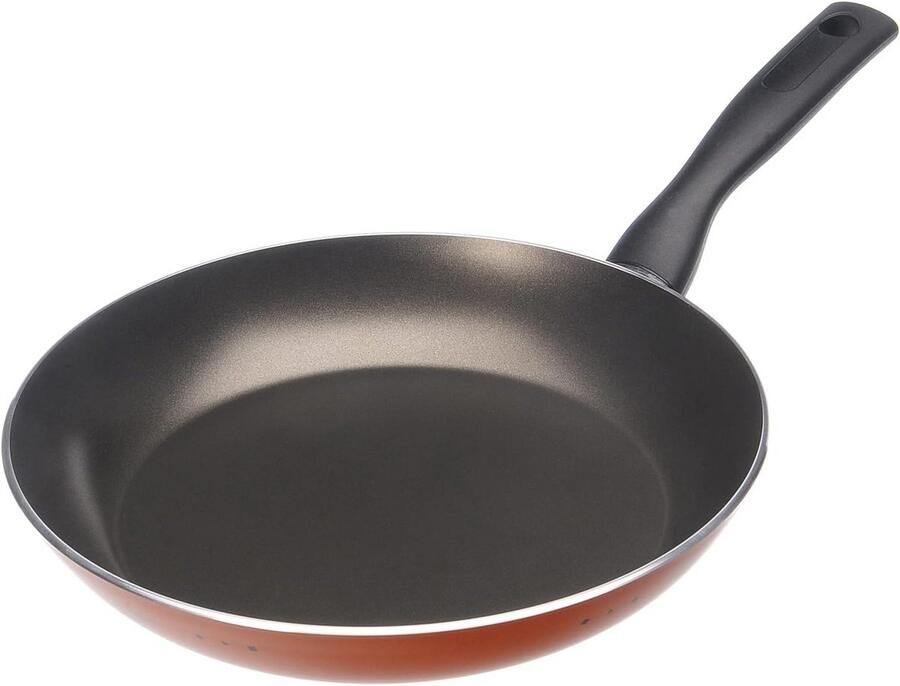 Braadpan Aluminium Kookpan Groot Gelijkmatig Koken Anti-aanbaklaag 28 cm Brons