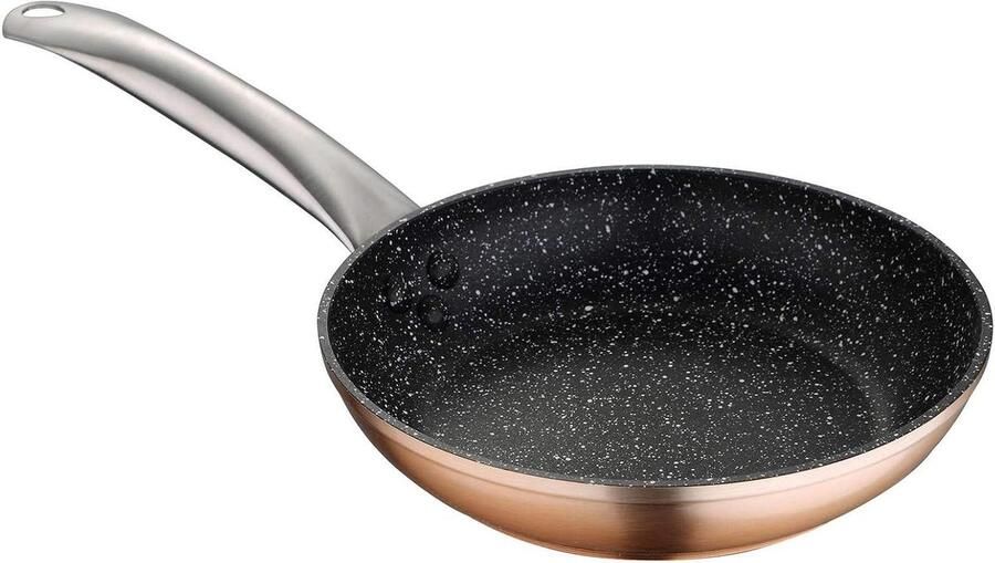 Braadpan Aluminium Kookpan Stoofpan Langzaam Garen Gesmeed Aluminium 20 cm Grijs