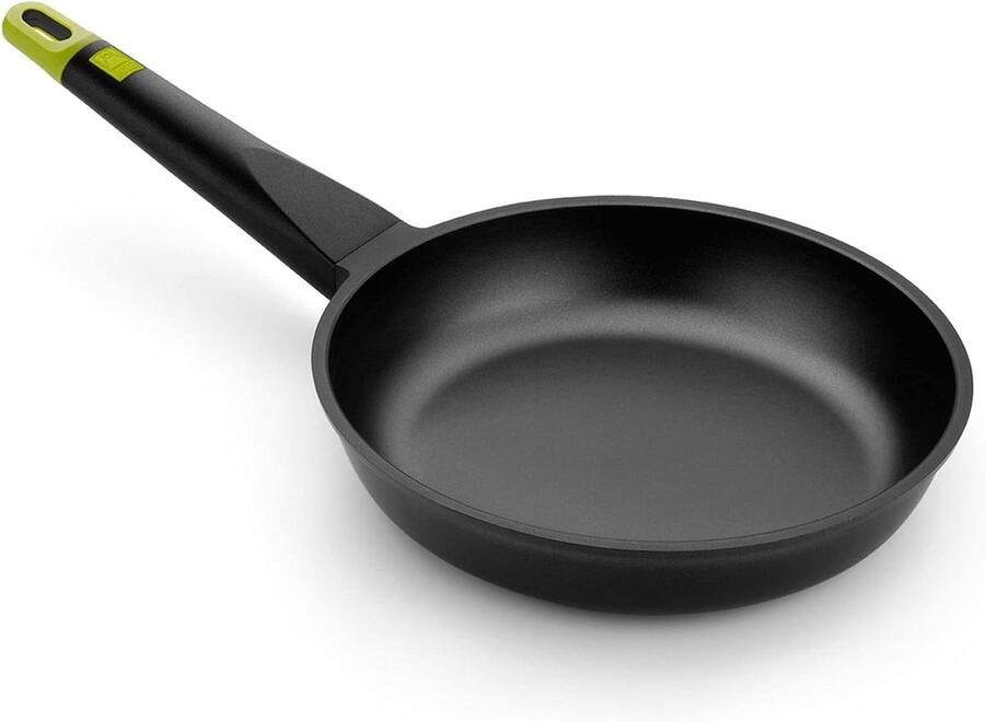 Braadpan Aluminium Stoofpan Inductie Gerechten Bereiden Gegoten Aluminium 18 cm Zwart Groen
