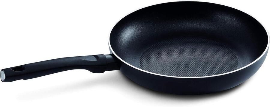 Braadpan Antiaanbak Koekenpan Lekker Koken Ideale Temperatuur Indicator 30 cm Zwart