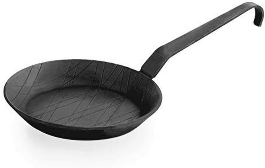 Braadpan Gietijzer Ø 28 cm Geschikt voor Inductie en Oven Handgreep voor Gemakkelijke Hantering