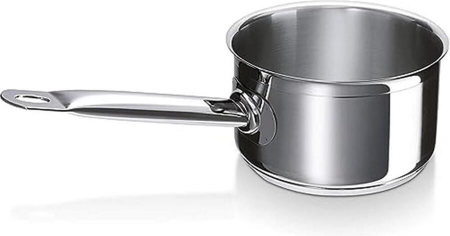 Braadpan Grande Tafel Stoofpan Kookpan Lange Bereidingen Energiebesparende Bodem 18 cm Zilver