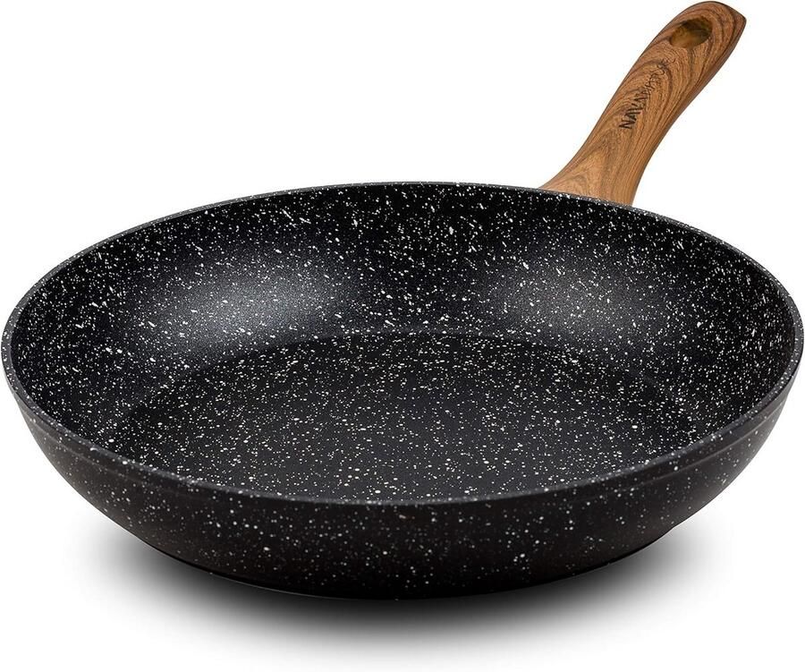 Braadpan Granietlaag Aluminium 30 cm voor Inductie Gas Elektrisch