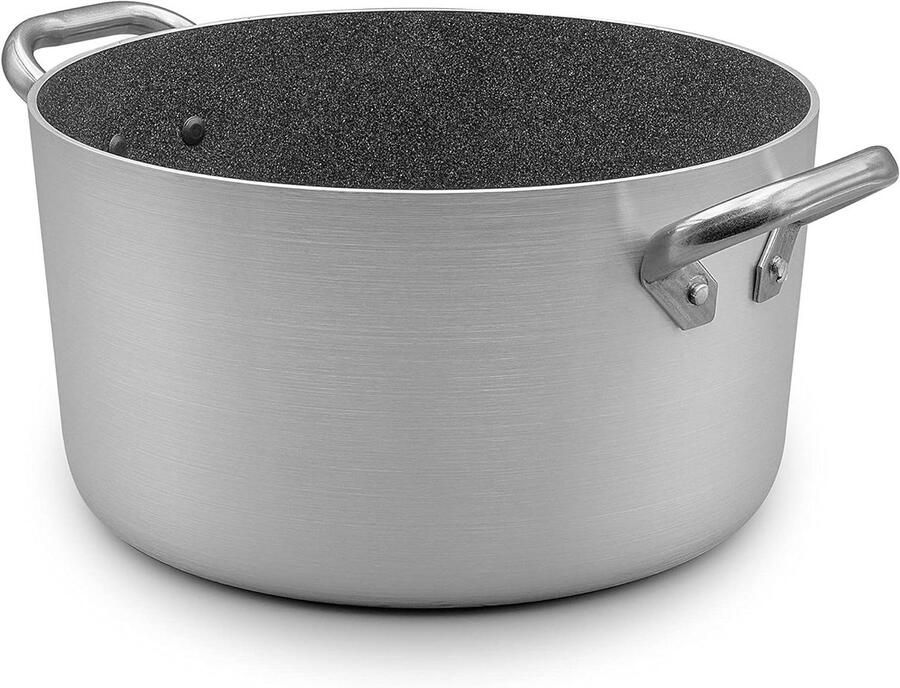 Braadpan Hoge pan Sauspan Sausen Trekken Non-stick Aluminium 28 cm Grijs