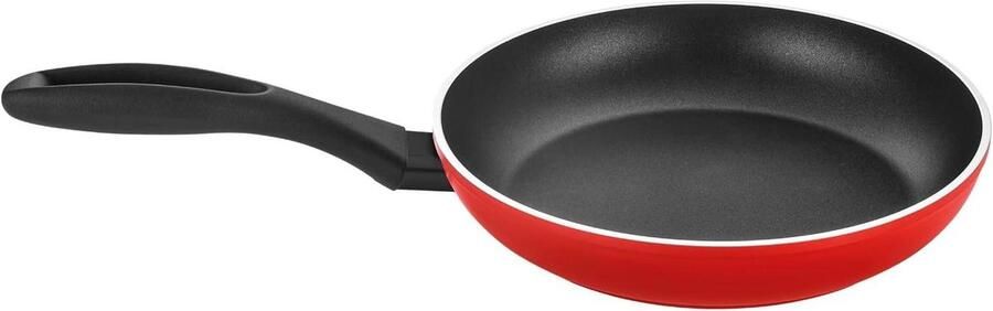 Braadpan Inductie Kookpan Aluminium Gelijkmatig Koken Ecologische Anti-aanbaklaag 28 cm Rood