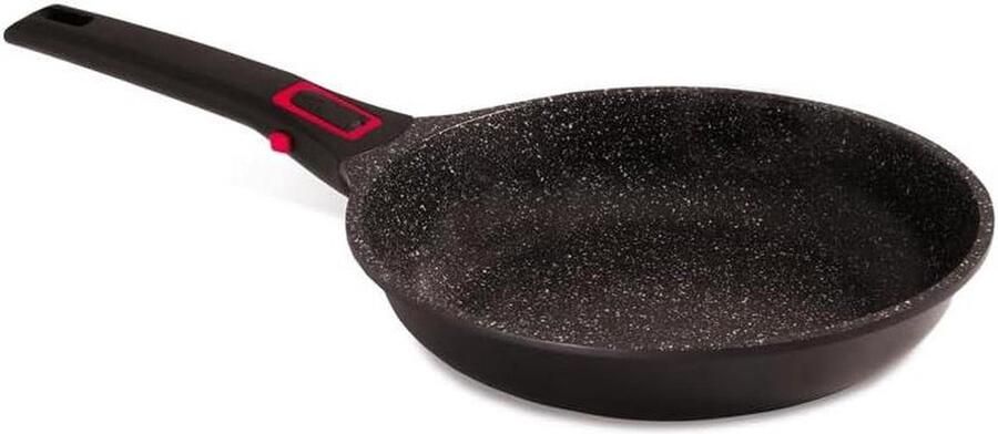 Braadpan Keramiek Koekenpan Dagelijks Koken Afneembare Handgrepen 26 cm Zwart