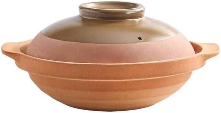 Braadpan Keramiek Stoofpan Ovenschaal Langzaam Koken Vocht Vasthoudend Deksel 24 cm Niet gespecificeerd