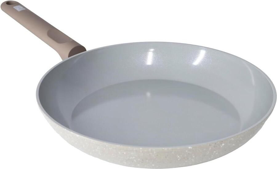 Braadpan Keramisch Koekenpan Anti-aanbak Gezond Koken PFAS Vrij 26 cm Zwart