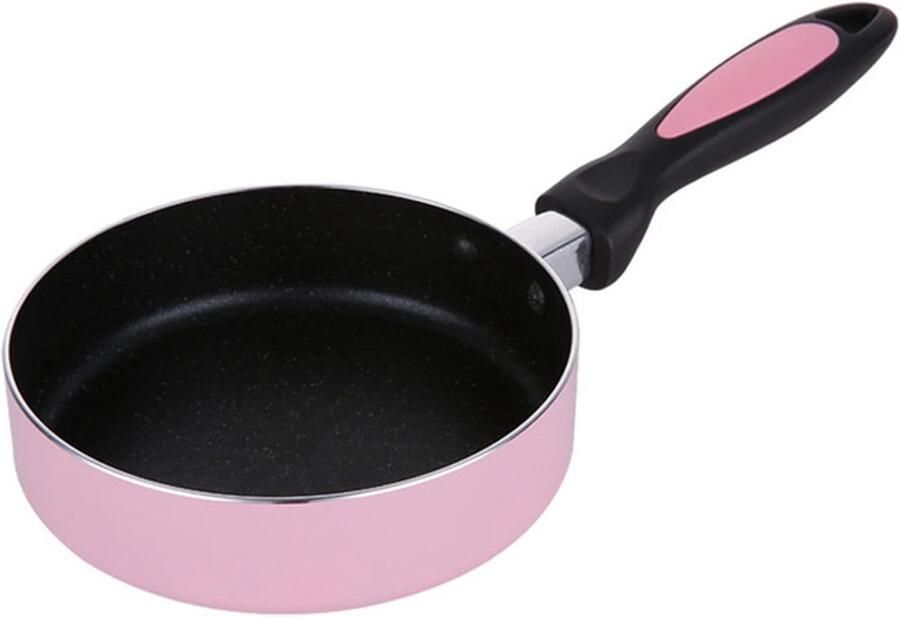 Braadpan Kleine pan Porties bereiden Antiaanbaklaag 16 cm Roze