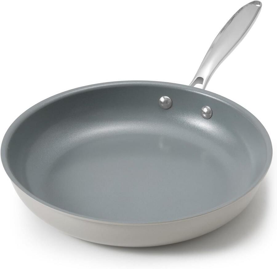Braadpan Koekenpan Allround koken PTFE-vrij 28 cm Zwart