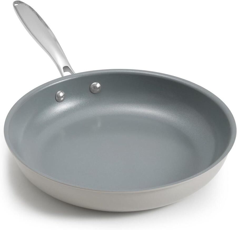 Braadpan Koekenpan Allround Koken PTFE-vrij 28 cm Zwart