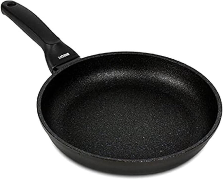 Braadpan Koekenpan Aluminium Pan Heerlijk Koken Krasbestendige Coating 15 Liter Zwart