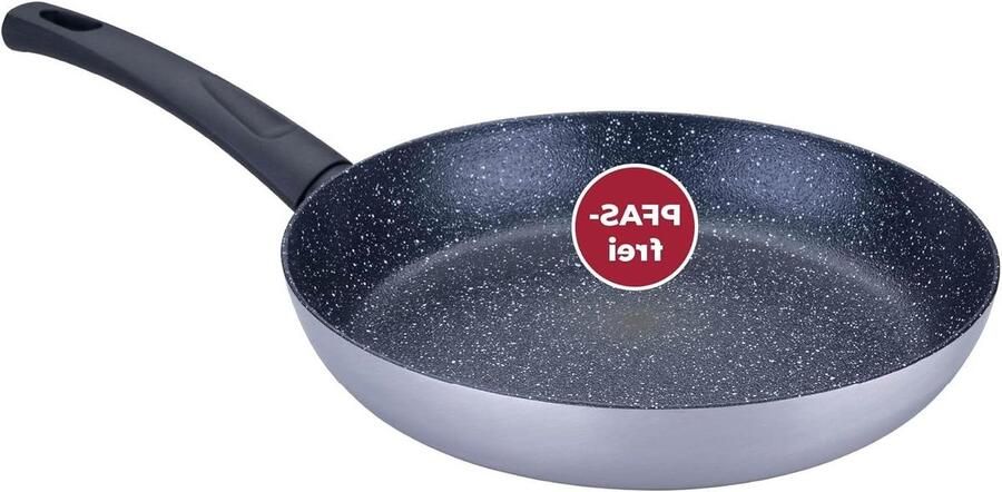 Braadpan Koekenpan Gezond Koken Keramische Antiaanbaklaag Ø 28 cm Zwart