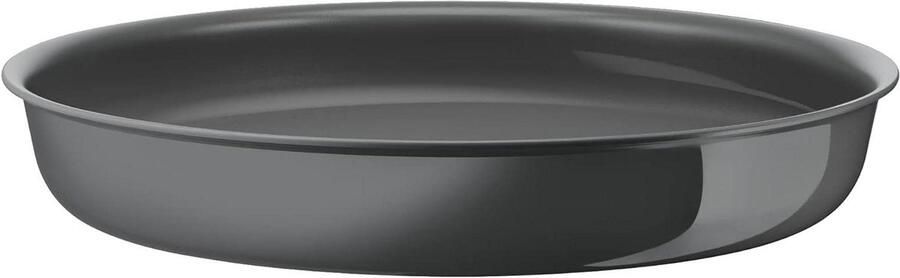 Braadpan Koekenpan Gezond koken Keramische coating 28 cm Grijs